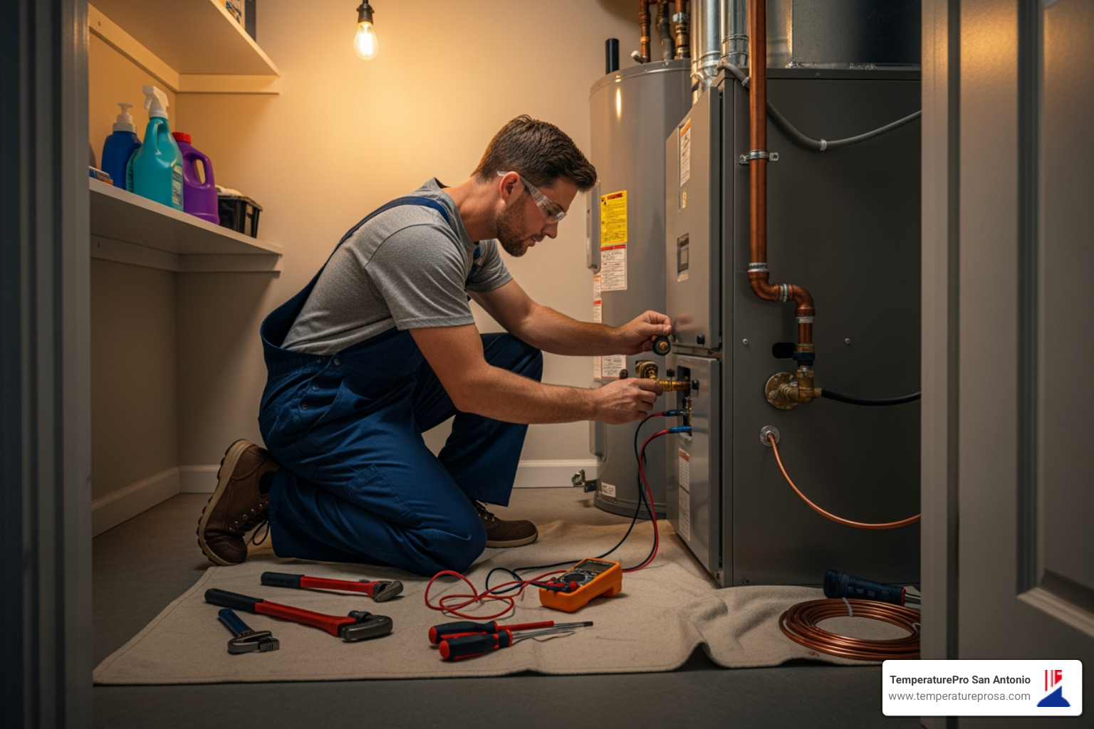 heating installation in converse tx